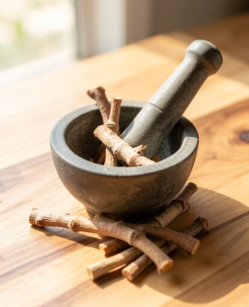 Eurycoma longifolia root preparation