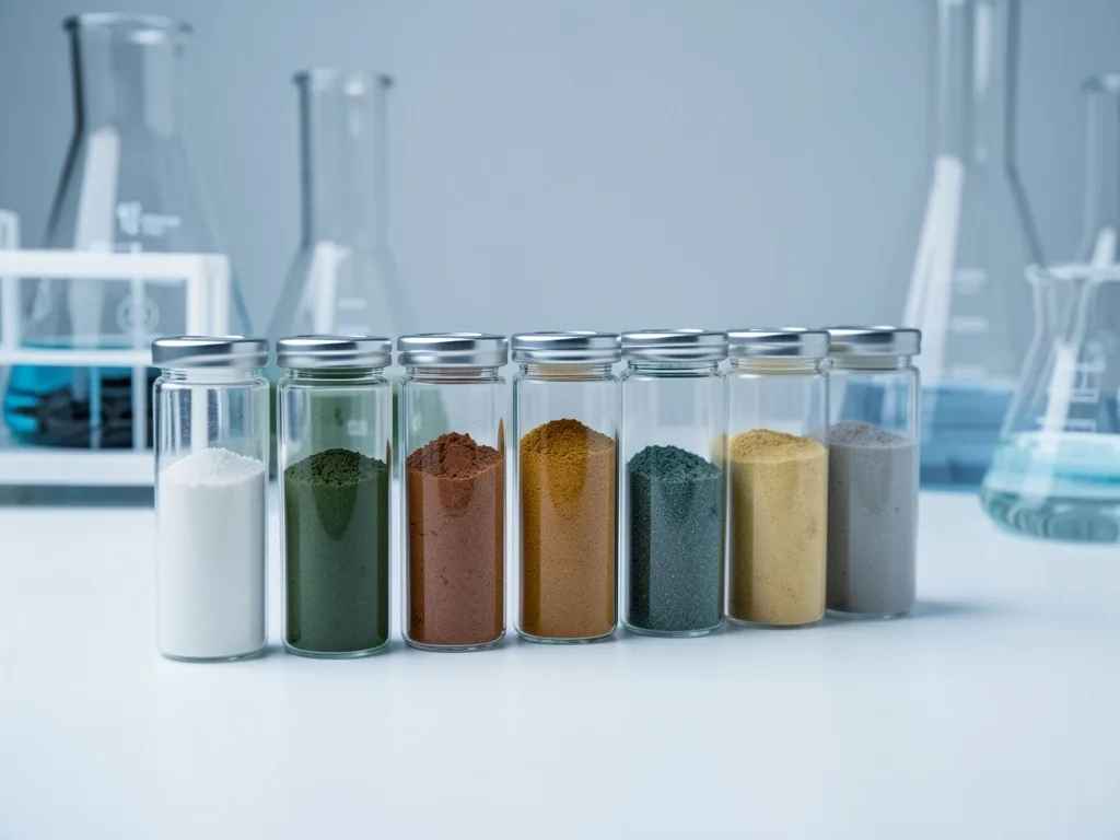 Laboratory vials with botanical extracts